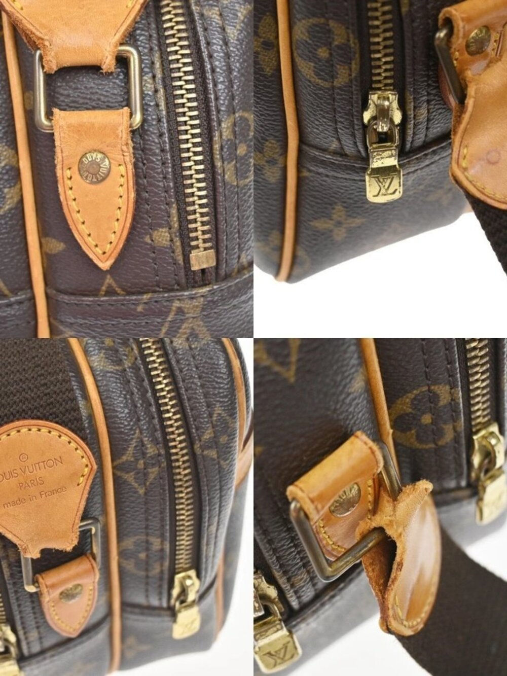 LOUIS VUITTON Reporter PM Crossbody Shoulder Bag Monogram Leather - Picture 9 of 15